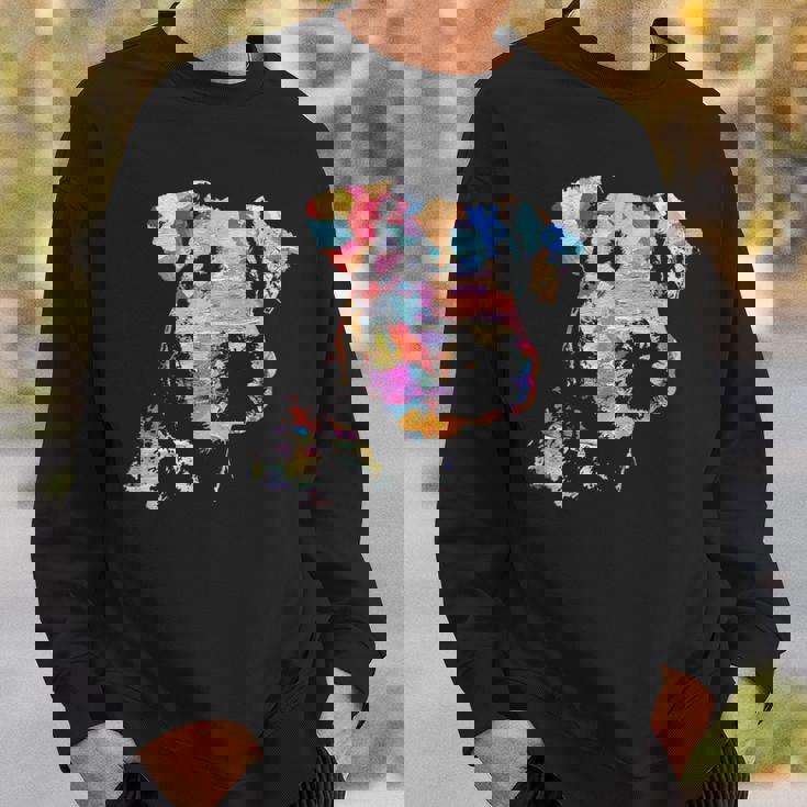 パステルペイント エアデールテリアポートレート スウェットシャツ 彼への贈り物