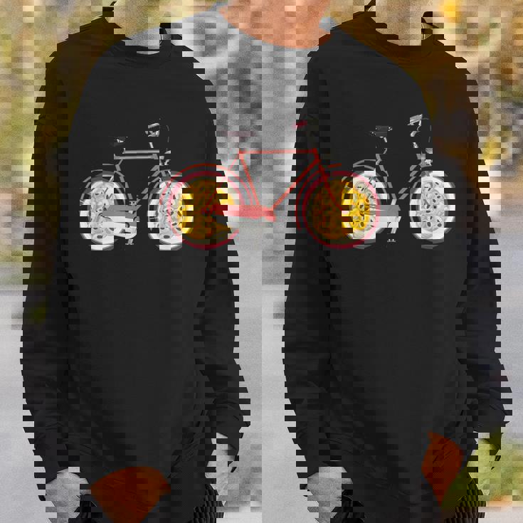 パッションフルーツ 季節 くだもの 自転車 冒険 運動 サイクリスト 散策 果物好き 健康 利点 免疫 ブースト スウェットシャツ 彼への贈り物