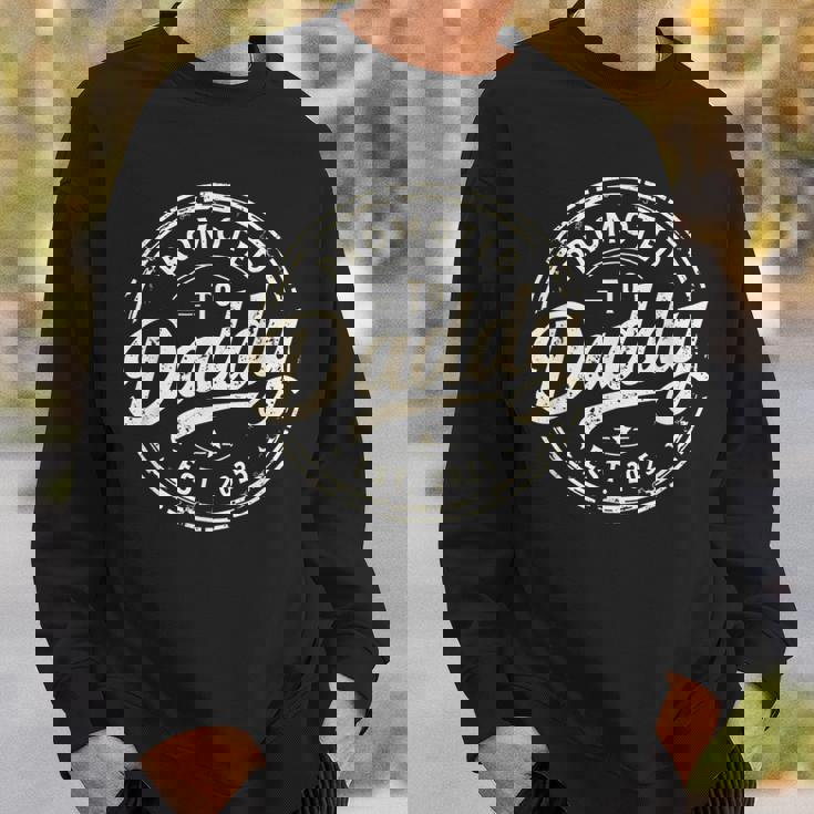 パパに昇格 2025 新パパベイビー初めてのお父さん スウェットシャツ 彼への贈り物