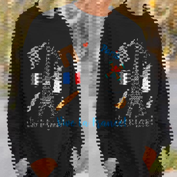 パリ お土産 エッフェル塔 フランス ヴィーヴ ラ・フランス スウェットシャツ 彼への贈り物