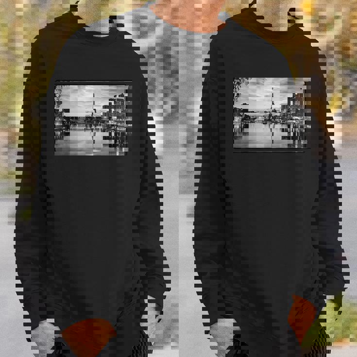 パリ エッフェル塔 ライト ビンテージ写真 お土産 イベント スウェットシャツ 彼への贈り物