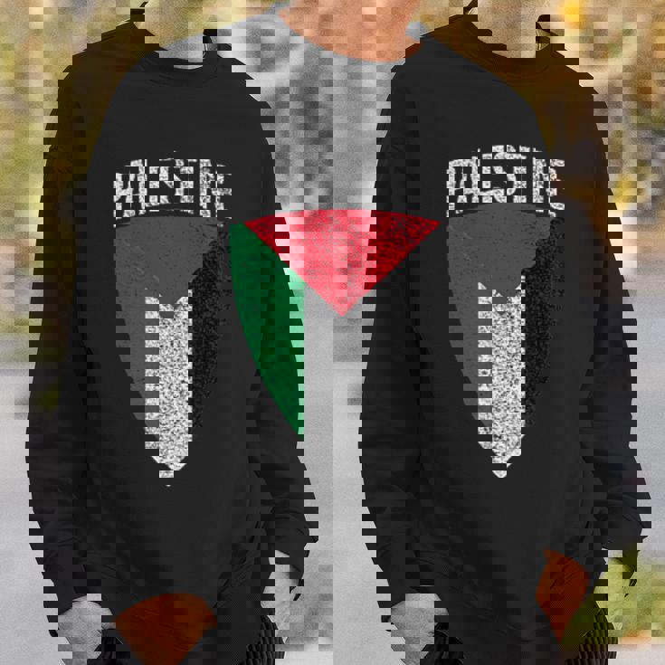 パレスチナ国旗 シールドフリー パレスチナガザ パレスチナ人 スウェットシャツ 彼への贈り物