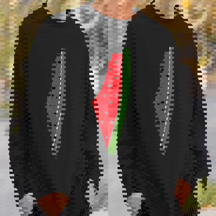 パレスチナ平和 パレスチナのスイカ スウェットシャツ 彼への贈り物