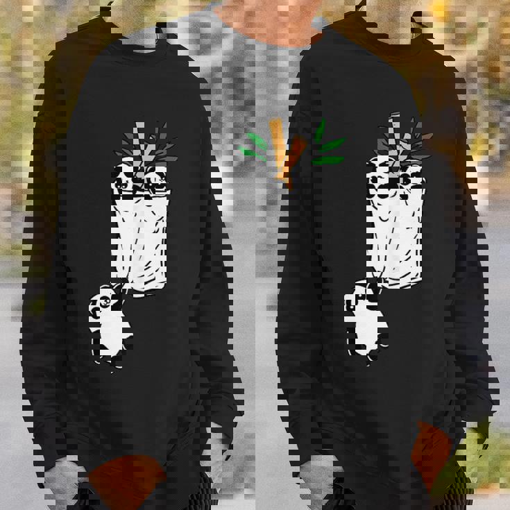 パンダのポケットに入ったパンダ スウェットシャツ 彼への贈り物