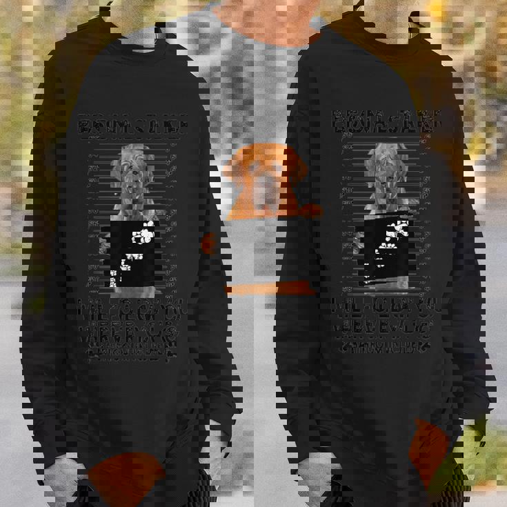 パーソナルストーカー「I Will Follow You」土佐犬愛好家向けギフト スウェットシャツ 彼への贈り物