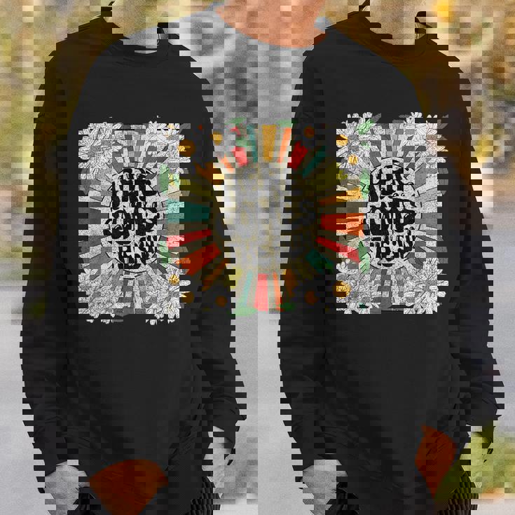 ヒア・カムズ・ザ・サン スウェットシャツ 彼への贈り物