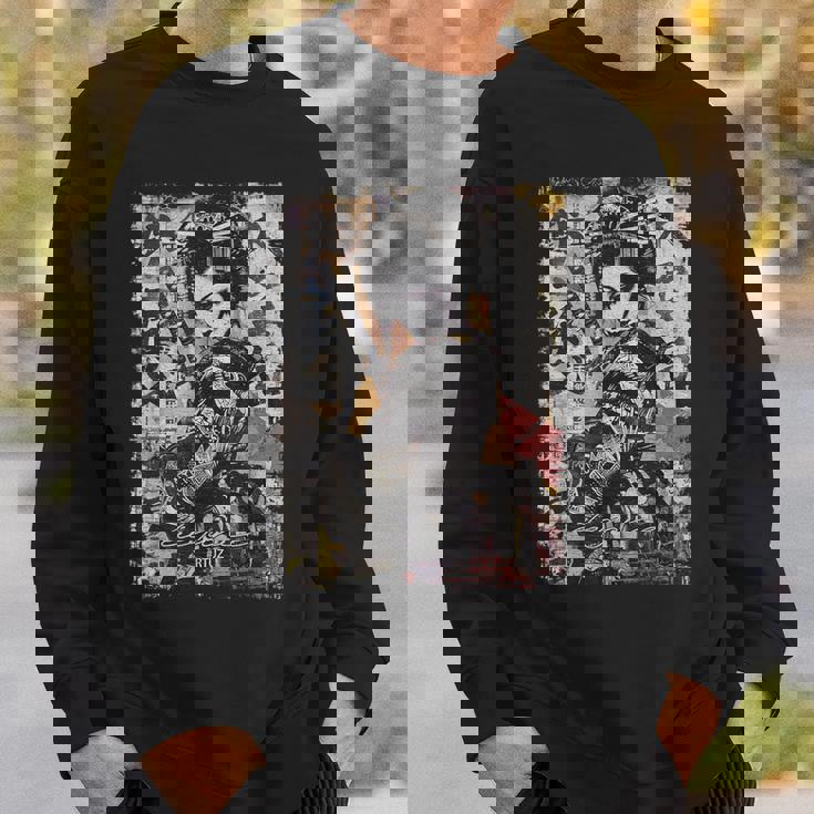 ヒップホップ Y2k ヴィンテージ ヒップスター エッジの効いたアーバン ストリートウェア 芸者 スウェットシャツ 彼への贈り物