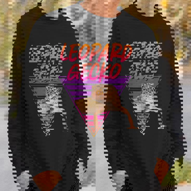 ヒョウ ヤモリ 80'Saporwave スウェットシャツ 彼への贈り物