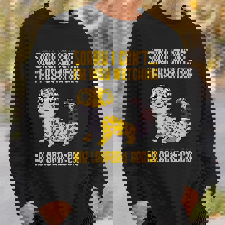 ヒョウモントカゲモドキについて考える かわいいトカゲ スウェットシャツ 彼への贈り物