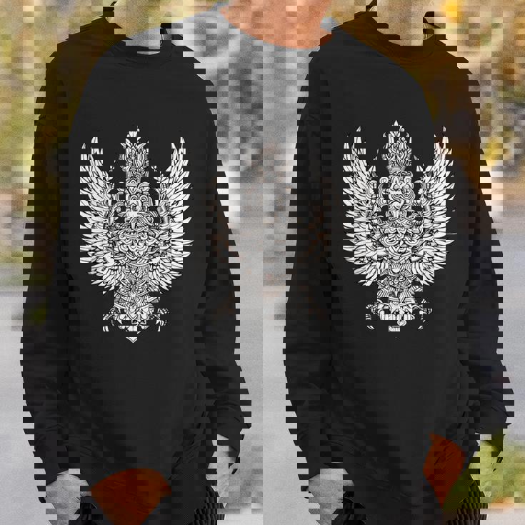 ヒンドゥー神話 ガルーダ ヒンドゥー教のガルーダ ヒンドゥー教の神ガルーダ スウェットシャツ 彼への贈り物