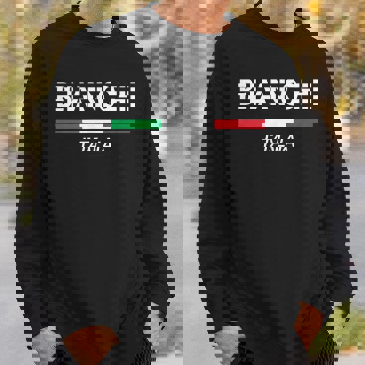 ビアンキ イタリア 家族名 イタリア 国旗 スウェットシャツ 彼への贈り物