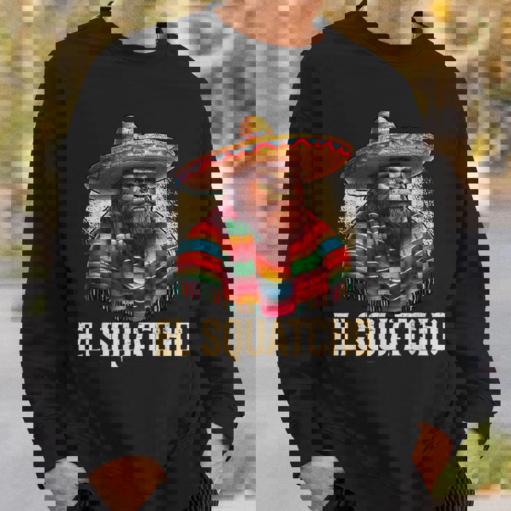 ビッグフット エル・スクワッチョ 面白い 南西メキシコ ソンブレロ スウェットシャツ 彼への贈り物