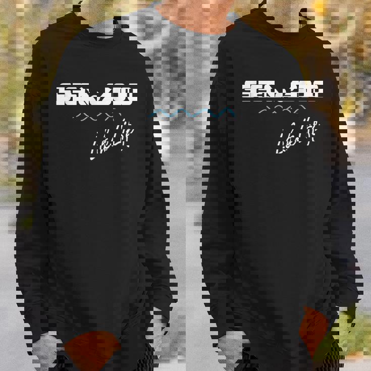 ビッグ・ウェーブ-シードゥー・レイク・ライフ スウェットシャツ 彼への贈り物