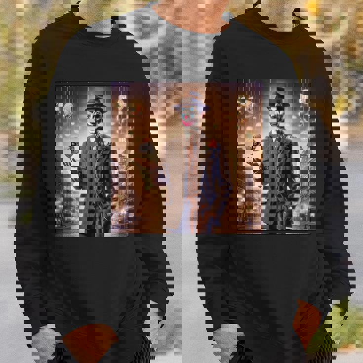 ビットコイン ピエロ ピエロ ミームコイン ミームマトリックス 長袖tシャツ スウェットシャツ 彼への贈り物