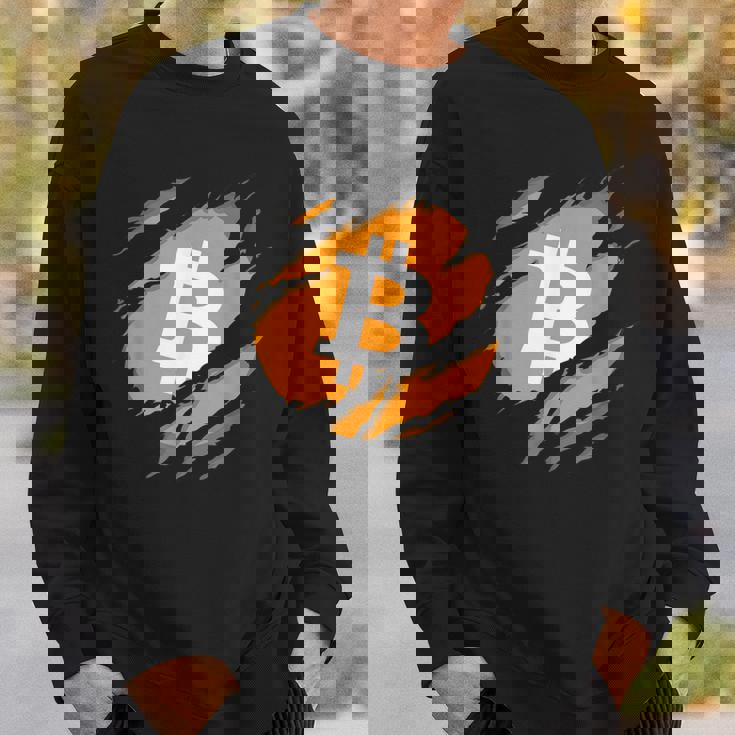 ビットコインプランbの時間です スウェットシャツ 彼への贈り物