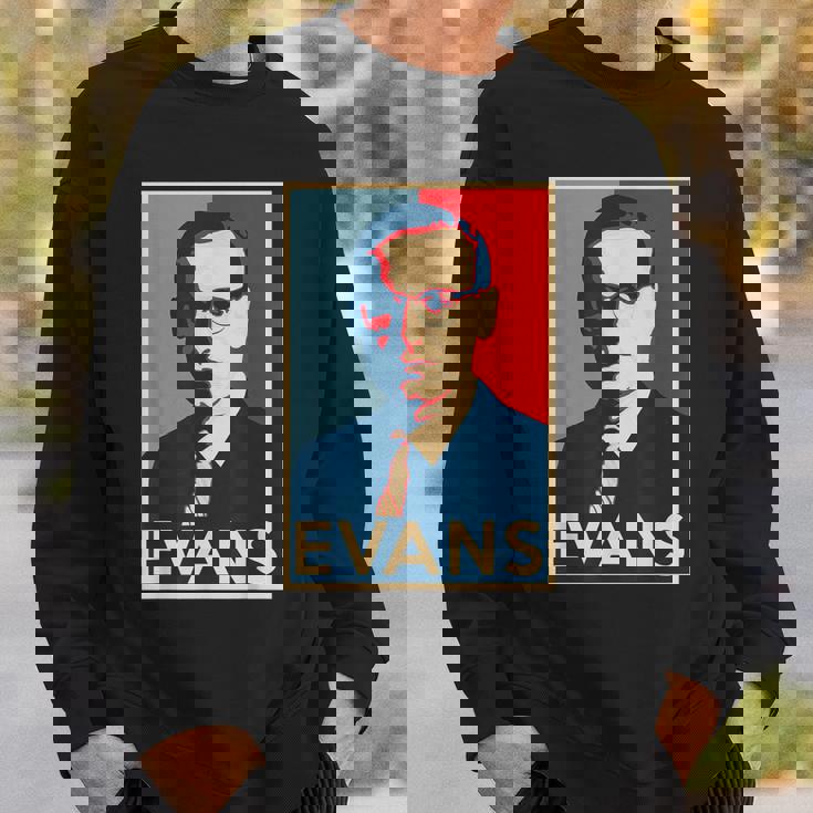 ビル・エヴァンス・ホープ ポスター グレート・オブ・ジャズ・ヒストリー スウェットシャツ 彼への贈り物