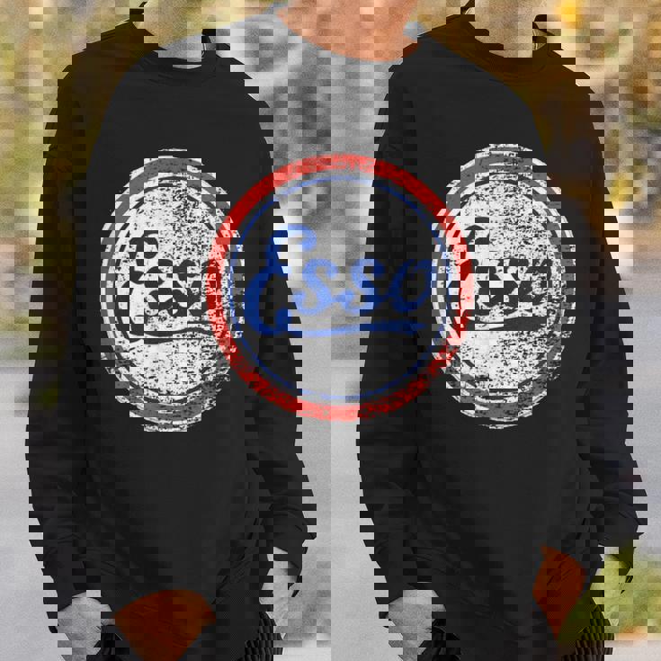 ビンテージ Esso ガソリンスタンドサイン スウェットシャツ 彼への贈り物