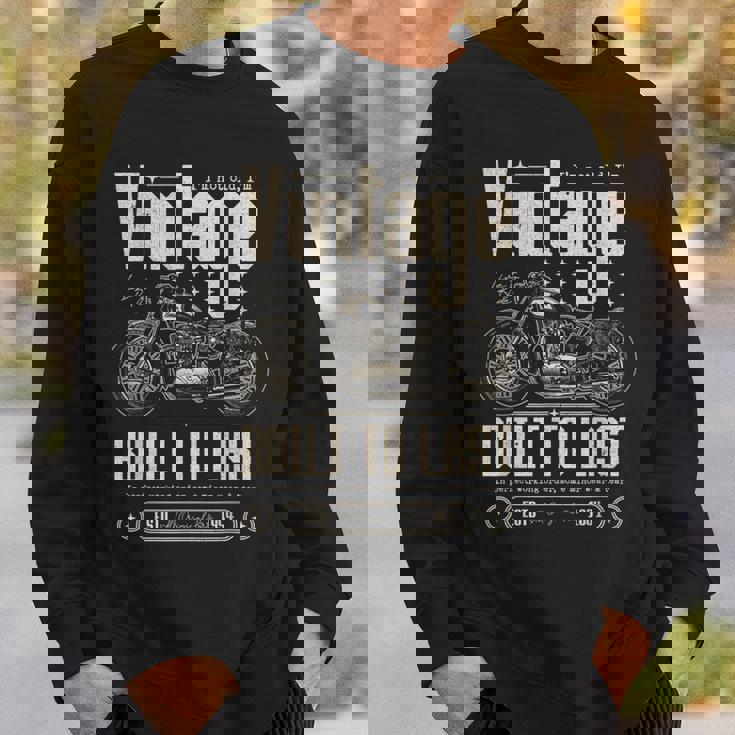 ビンテージ バイク バイカー バイクの誕生日 1954 年生まれ スウェットシャツ 彼への贈り物