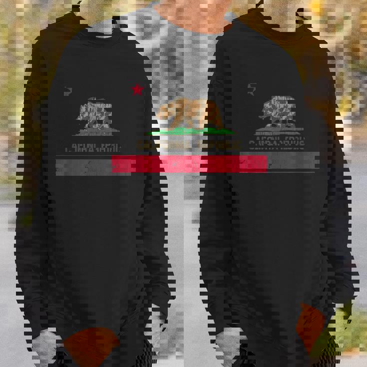 ビンテージ1846年カリフォルニアベアリパブリックカリフォルニア州旗 スウェットシャツ 彼への贈り物