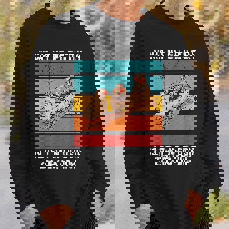 ビンテージ今日必要なのはキンカチョウがたくさん スウェットシャツ 彼への贈り物