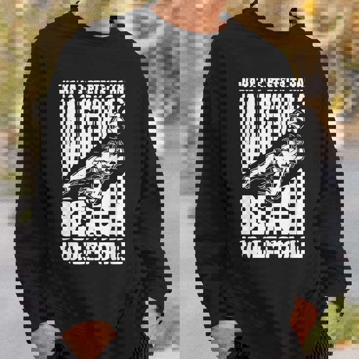 ビーチバレー選手の言葉 スウェットシャツ 彼への贈り物