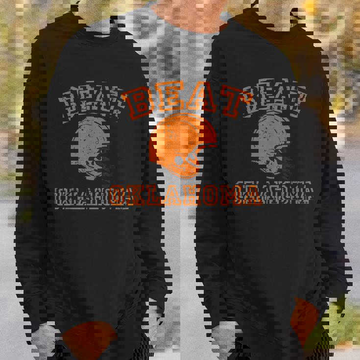 ビートオクラホマ カレッジフットボールtシャツ スウェットシャツ 彼への贈り物