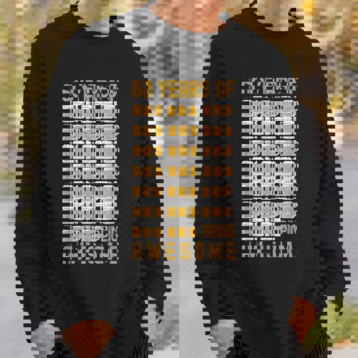 ビール 酒 還暦祝い 面白いtシャツ 飲み おもしろ 飲み会 のんべえ メンズ ネタ 服 60歳 父の日 スウェットシャツ 彼への贈り物