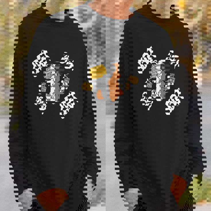 ビールセント・バーナード犬 スウェットシャツ 彼への贈り物