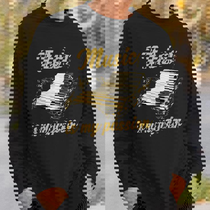 ピアノ鍵盤 スウェットシャツ 彼への贈り物