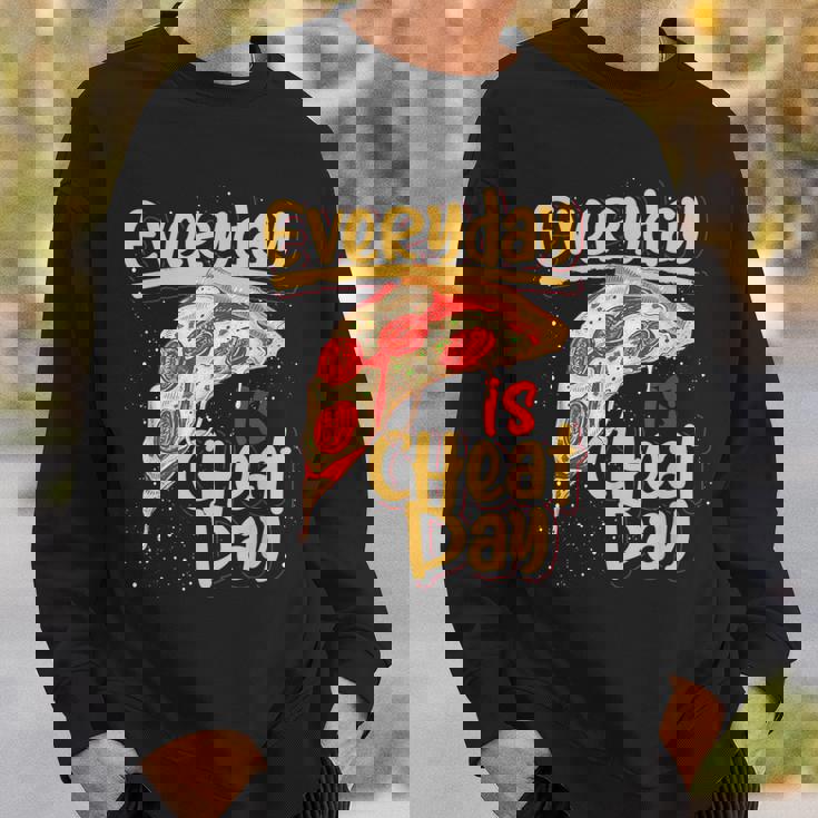 ピザ 美味しい食べ物 恋人 炭酸 不健康なダイエット チートデー スウェットシャツ 彼への贈り物