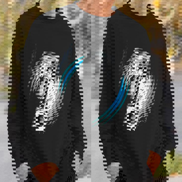 ピストンパワー 車愛好家のためのダイナミックエンジンデザイン スウェットシャツ 彼への贈り物