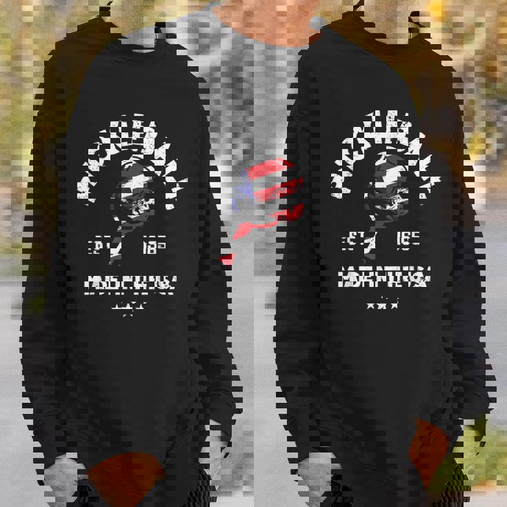 ピックルボール 愛国的 アメリカ国旗 Est 1965 スウェットシャツ 彼への贈り物