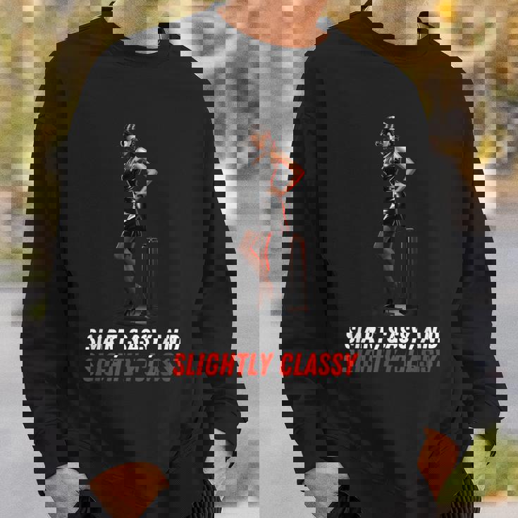 ピンナップガール スマート、生意気、やや上品 スウェットシャツ 彼への贈り物