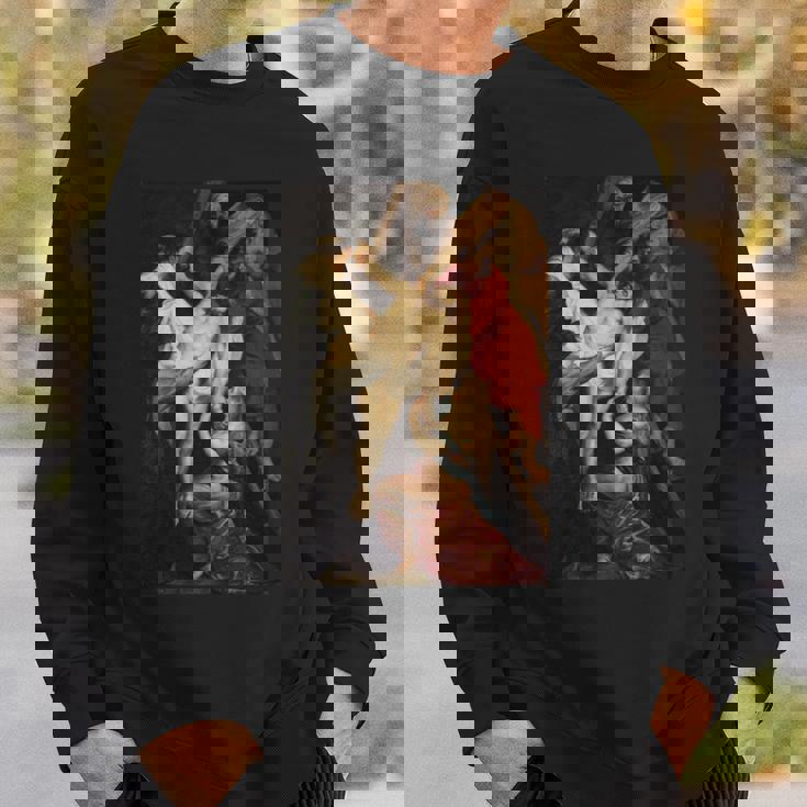 ピーター・ポール・ルーベンスによる「十字架からの降下」絵画 長袖tシャツ スウェットシャツ 彼への贈り物