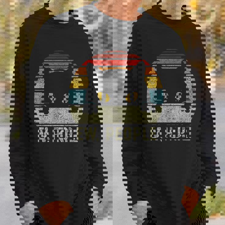 ピープルレトロキャットファンヴィンテージアンチソーシャルイントロバート スウェットシャツ 彼への贈り物