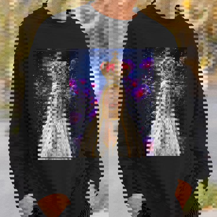 ファティマの聖母、聖母マリア、聖母、聖マリア スウェットシャツ 彼への贈り物