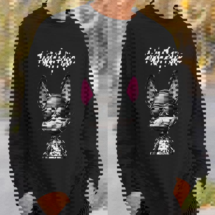 ファニーキャットグラフィック ファンキーネコストリート メンズ レディース キッズ スウェットシャツ 彼への贈り物