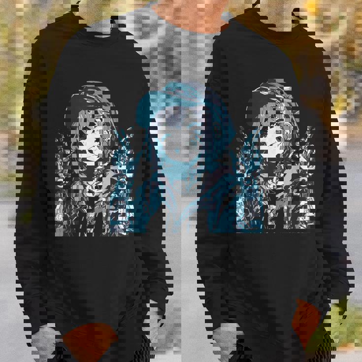 ファニースマイル サイバーパンク Nr 7 スウェットシャツ 彼への贈り物