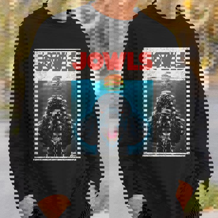 ファニープードル スタンダード プードル ジョール バーガー かわいい 犬 ママ お父さん スウェットシャツ 彼への贈り物