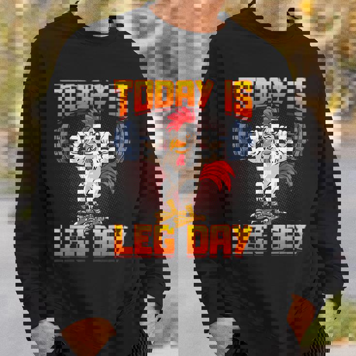 ファニーレッグデイチキンレッグスクワットジム スウェットシャツ 彼への贈り物