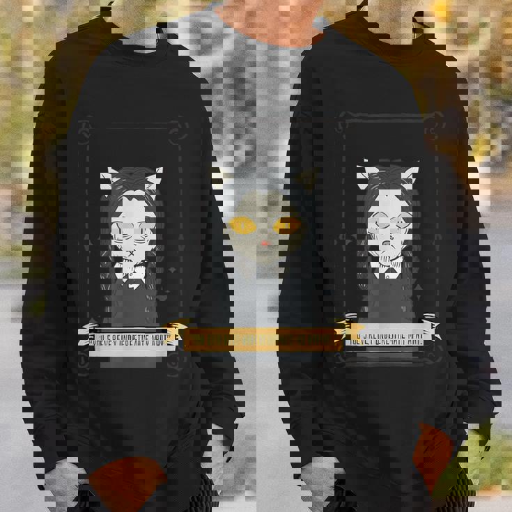 ファニー・キャット・ウェンズデー スウェットシャツ 彼への贈り物