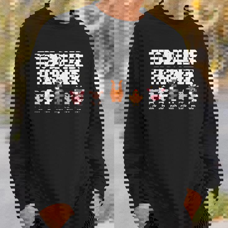 ファームアニマルサウンドoink Baa Neigh Cluck Moo 幼児農家 スウェットシャツ 彼への贈り物