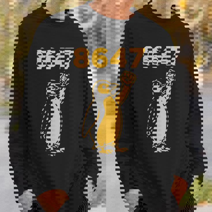 フィストペンギン-ウィースタンドウィズペンギン-ファニー8647 スウェットシャツ 彼への贈り物