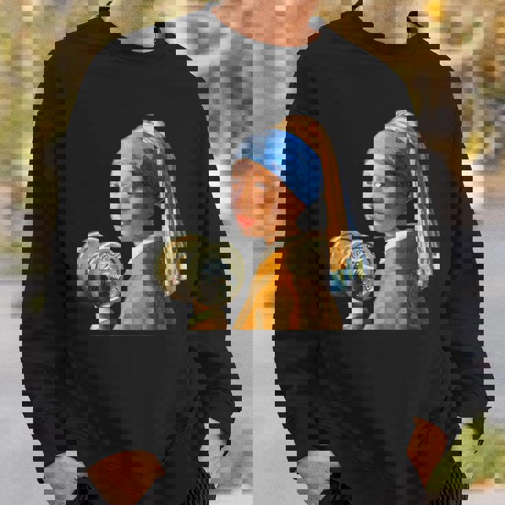 フェルメール 面白いtシャツ ジム 筋トレ ダイエット メンズ おもしろ 面白い 服 おもしろグッズ ネタ スウェットシャツ 彼への贈り物