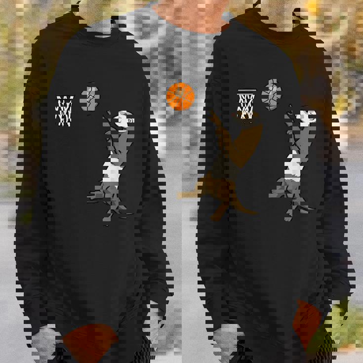 フェレット バスケットボール ボール スポーツ スウェットシャツ 彼への贈り物