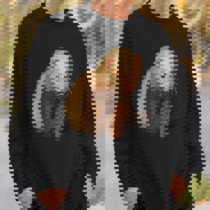 フェレットオーナーペットフェレット スウェットシャツ 彼への贈り物