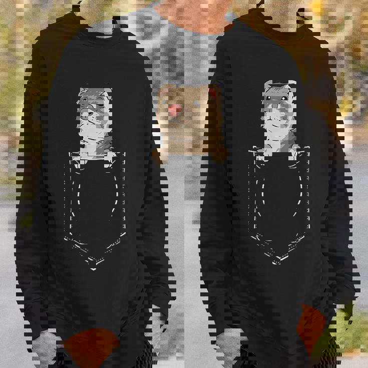 フェレットバッグ ペットチェストバッグ ファニーフェレット スウェットシャツ 彼への贈り物