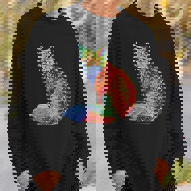 フォックス 賢いキツネ 森の動物たち スウェットシャツ 彼への贈り物