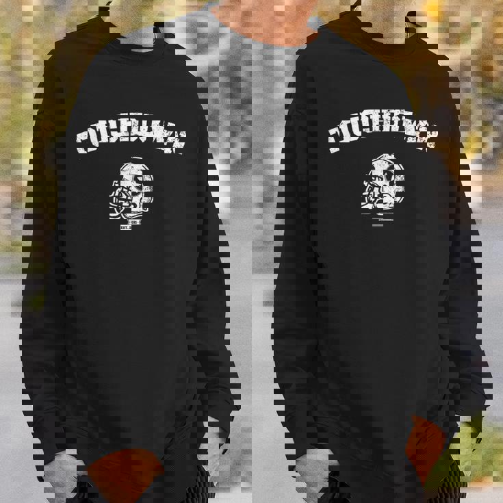 フットボールファンのためのアメリカンフットボールタッチダウン スウェットシャツ 彼への贈り物