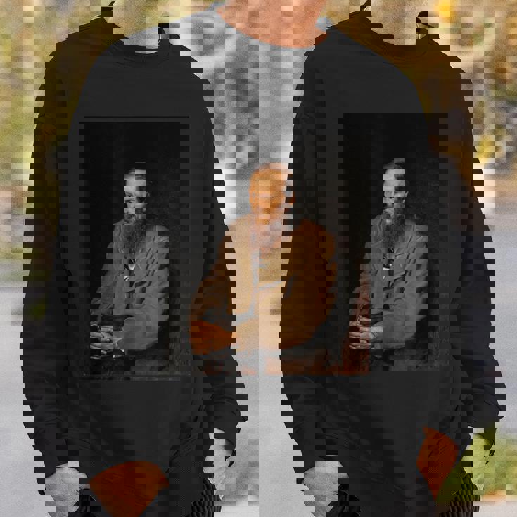 フョードル・ドストエフスキーロシアの作家の肖像画 スウェットシャツ 彼への贈り物